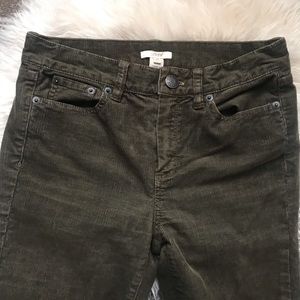 J. Crew Madewell High Rise Skinny Corduroy pants